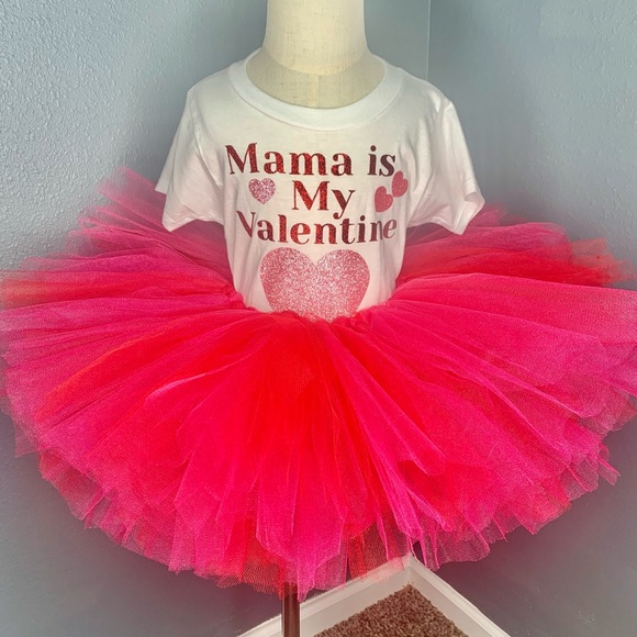 Toddler Valentine’s Day tutu - Picture 6 of 6